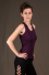 T60 - Top in Cotton-lycra with sport cut and backless lace