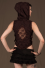 Bolero Hood Lace with Backless and Brass sides Buckles