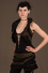 Bolero Brass studded with linked Lace Round Back in Micro-fibers