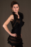 Bolero Brass studded with linked Lace Tailcoat in Micro-fibers