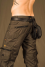 Goa Pockets Pouch external Belt Black & Black-Lizard-Skin-imitation