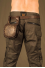 Goa Leather Pockets Belt Pouch Brown & Beige Lizard--Cover-Skin