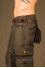 Goa Leather Pockets Belt Pouch Brown & Beige Lizard--Cover-Skin