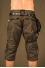 Skin Cover Legg Leather Pockets Belt Pouch Dark Brown & Dark Brown Cover Skin